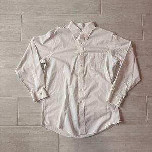 Brooks Brothers Long Sleeve Shirt Regent Fit White Square Pattern 16-33